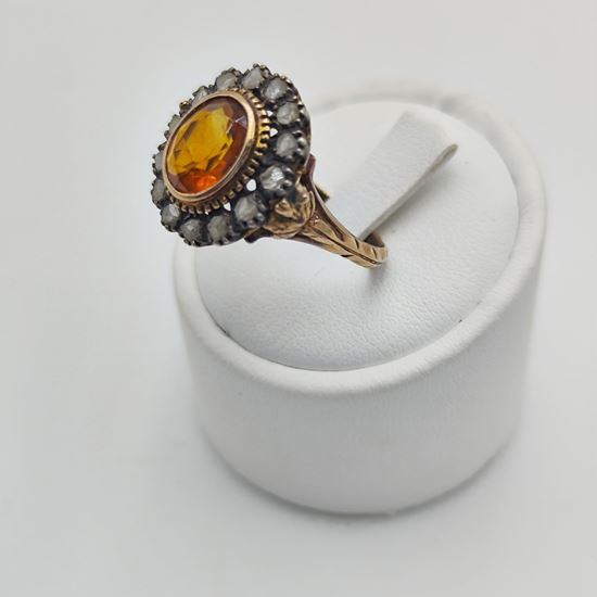 Immagine di Anello in oro con Topazio giallo Imperiale