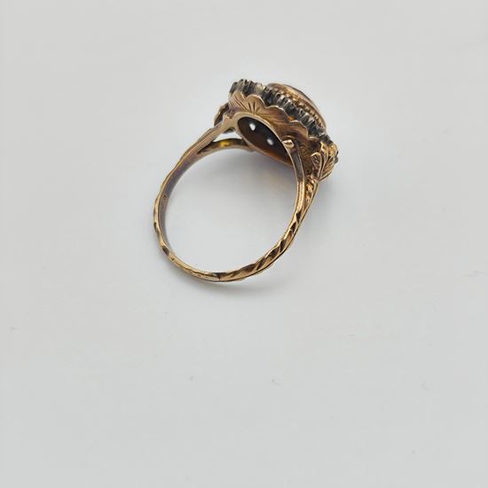 Immagine di Anello in oro con Topazio giallo Imperiale